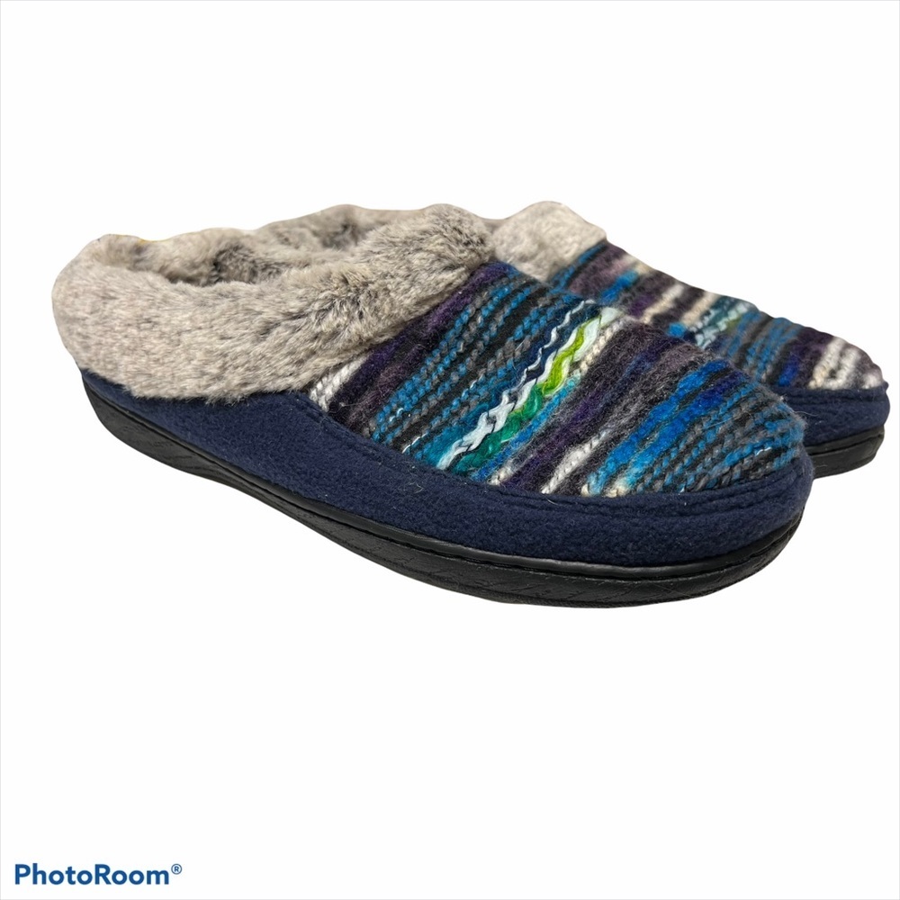 Dearfoams Memory Foam Ladies Cozy Slippers